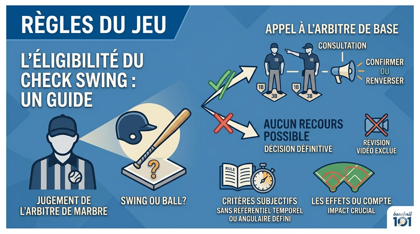 Le check swing : qui décide si le frappeur a offert au lancer ?