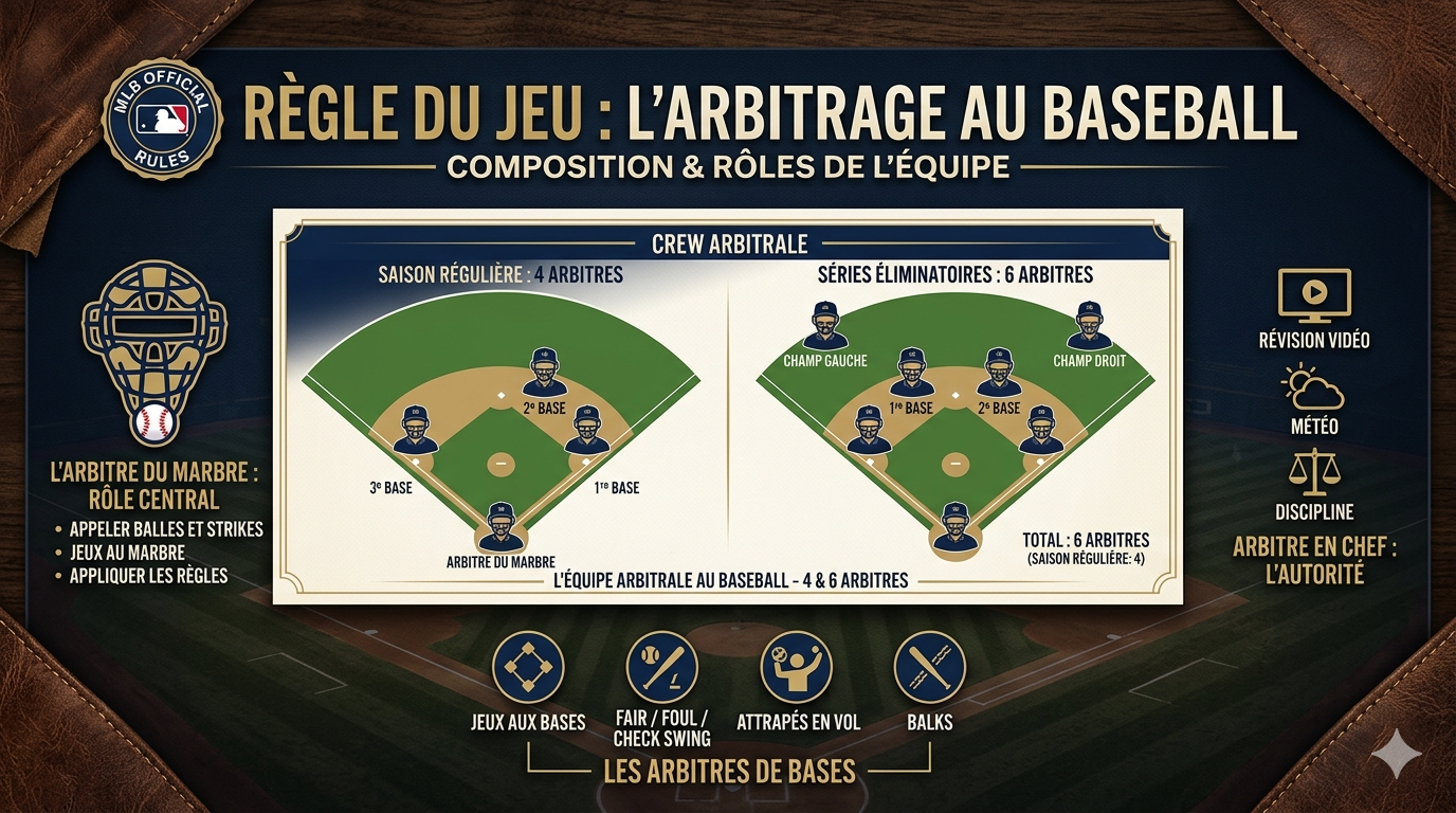 Le rôle de l'arbitre en chef vs les arbitres de bases