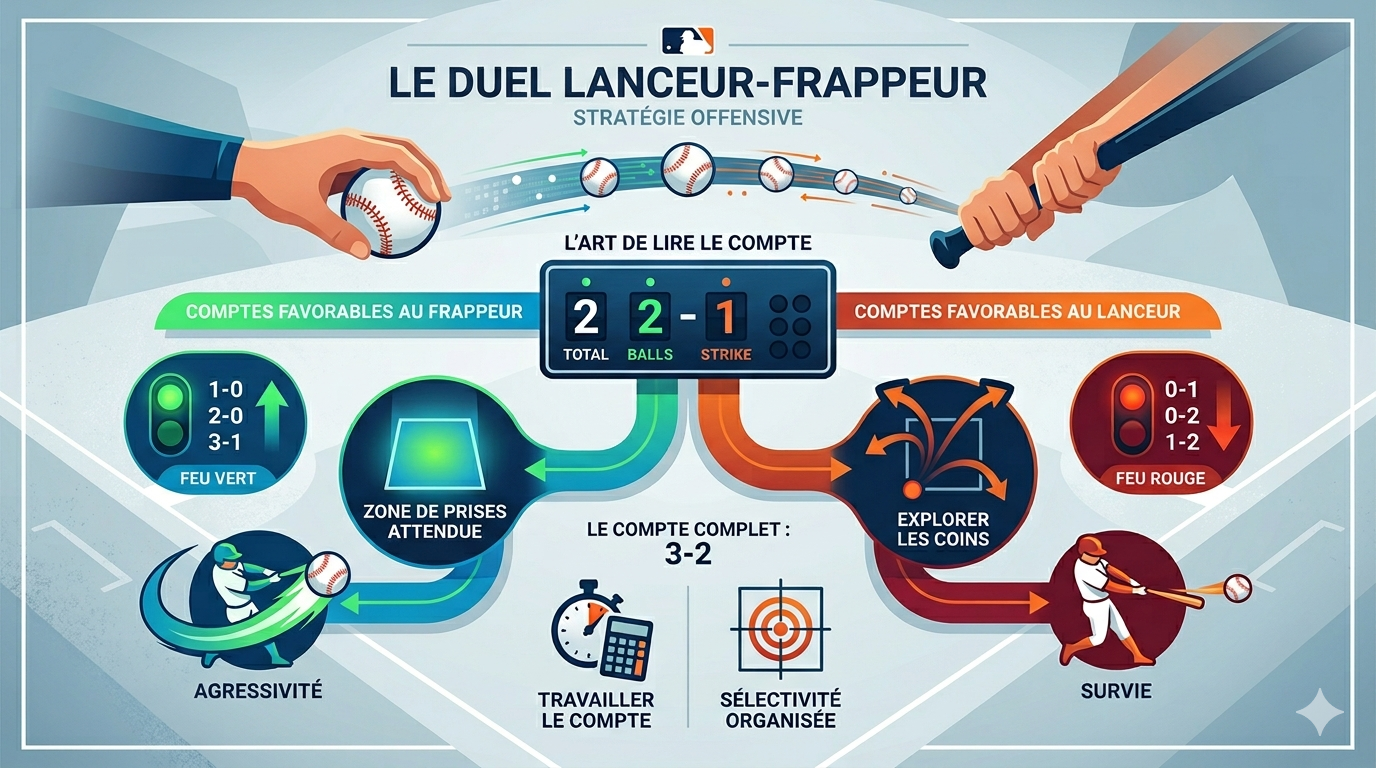 Le compte au bâton : comment les frappeurs d'élite exploitent chaque lancer