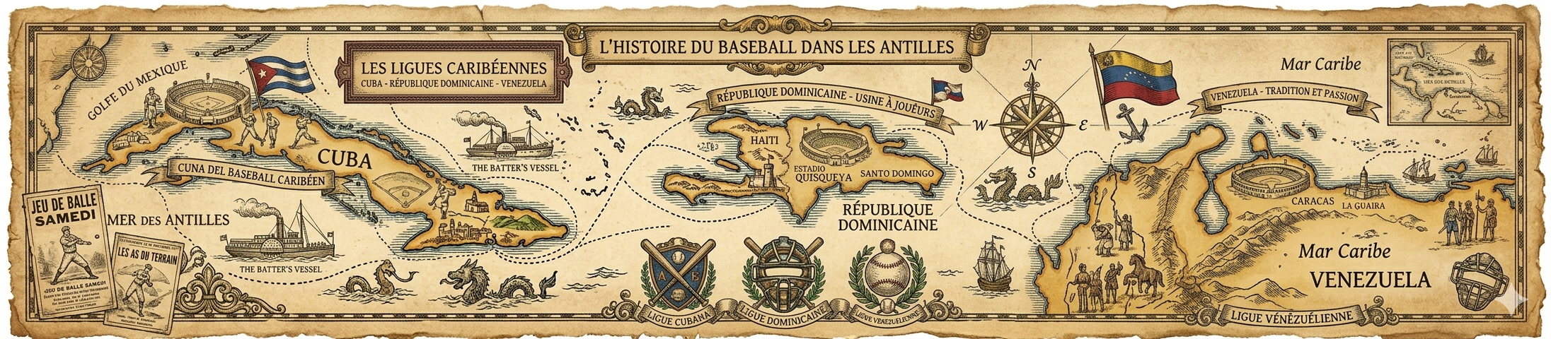 Les ligues caribéennes : Cuba, République dominicaine, Venezuela