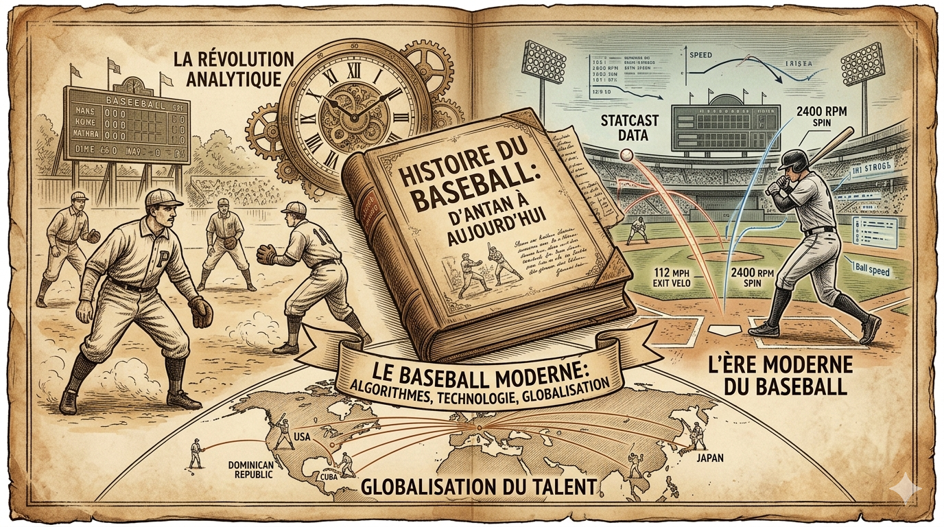 Le baseball moderne : analytique, technologie et globalisation