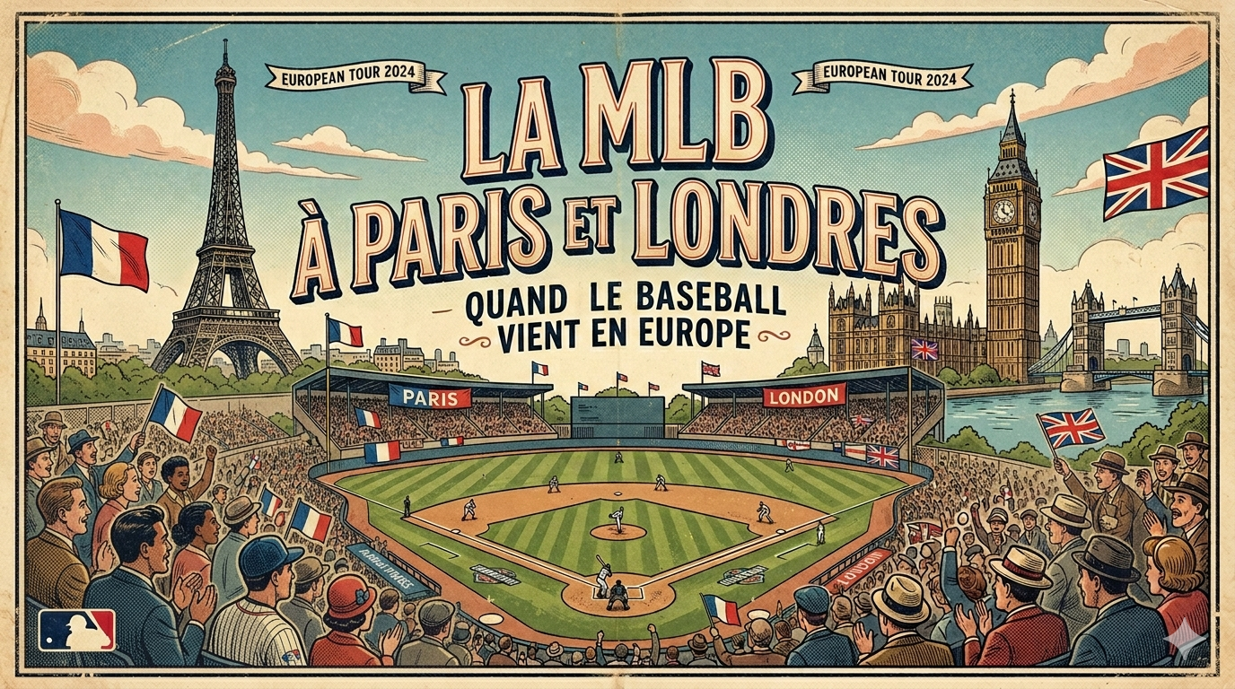 La MLB à Paris et Londres : quand le baseball vient en Europe