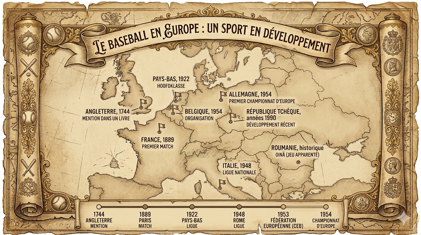 Le baseball en Europe : un sport en développement